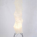 Modern Rice Paper Floor Lamp for Living Room and Bedroom — Halden Lighting