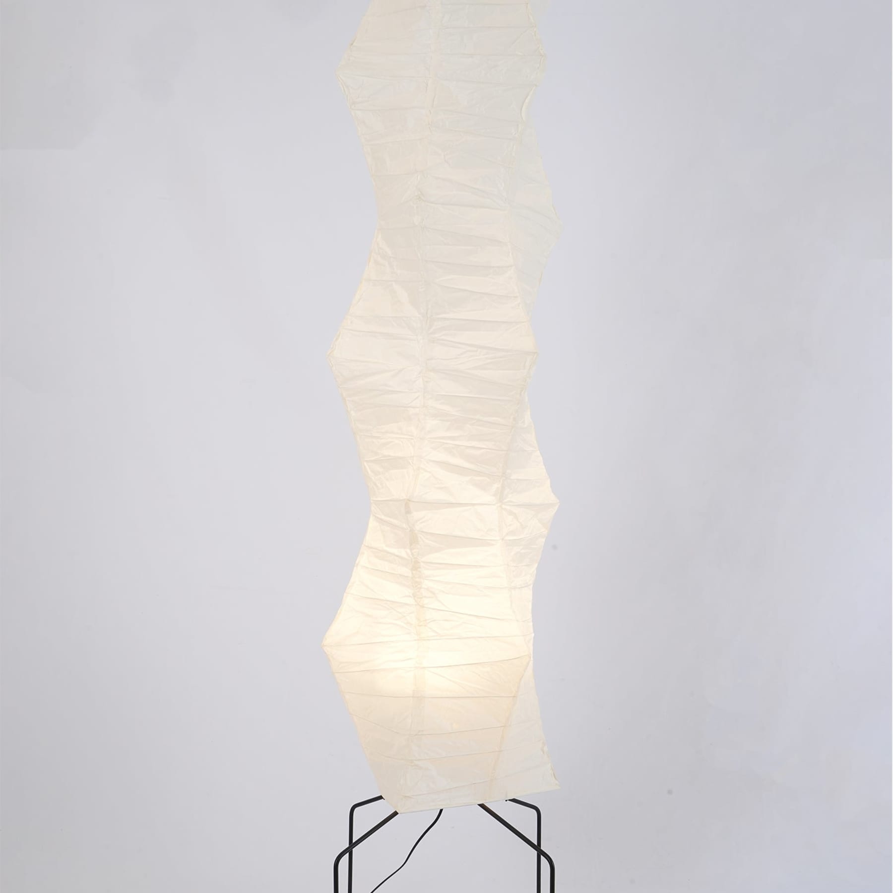 Modern Rice Paper Floor Lamp for Living Room and Bedroom — Halden Lighting