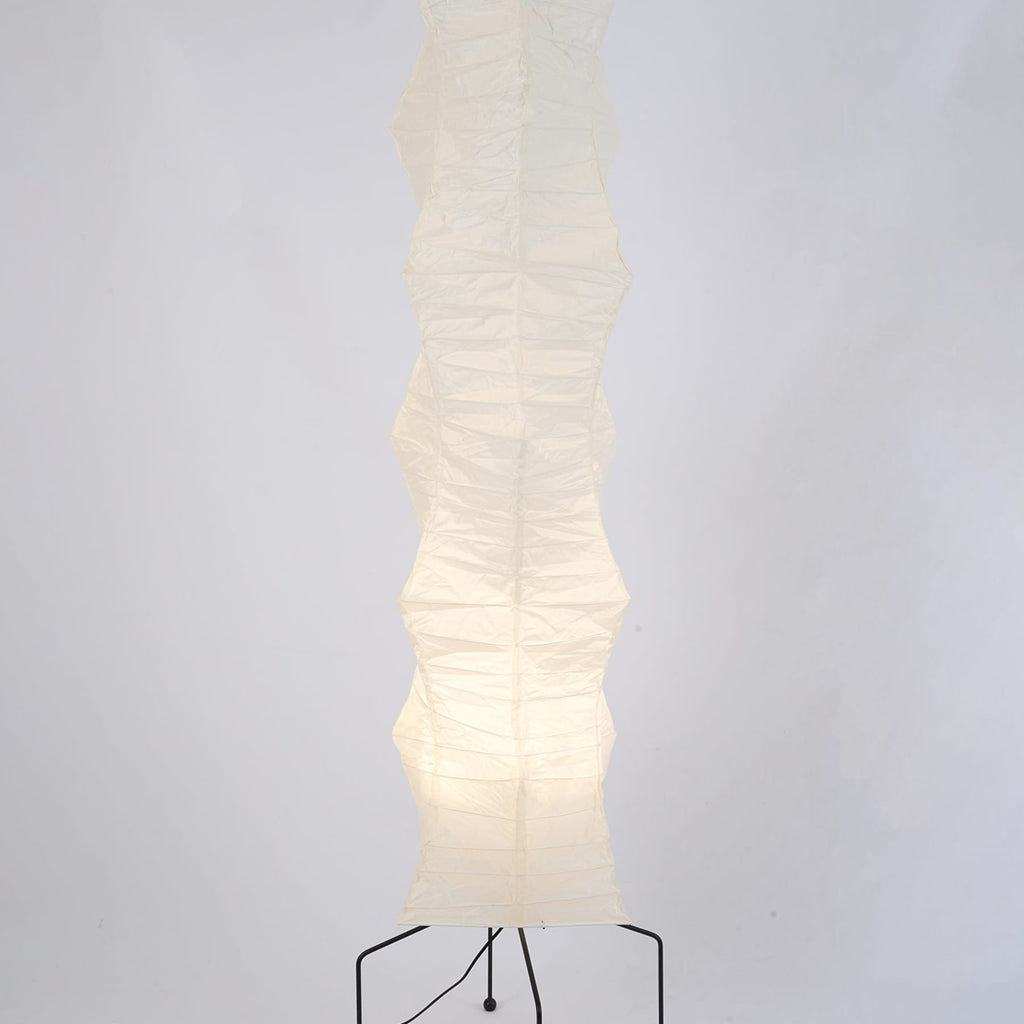 Modern Rice Paper Floor Lamp for Living Room and Bedroom — Halden Lighting