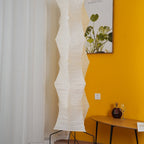 Modern Rice Paper Floor Lamp for Living Room and Bedroom — Halden Lighting