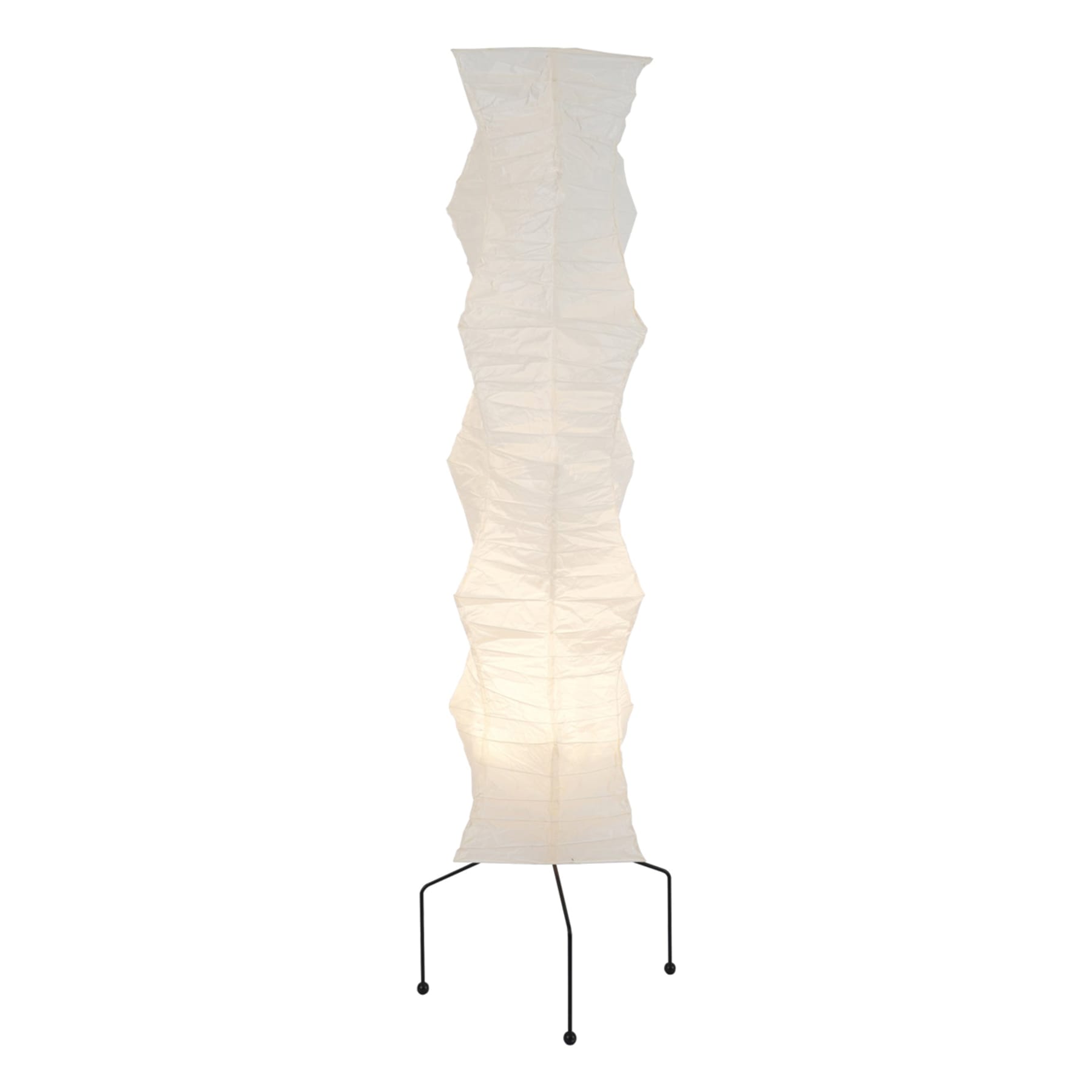 Modern Rice Paper Floor Lamp for Living Room and Bedroom in Ø47 × H190 cm (Ø18.5" × H74.8") — Halden Lighting