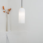 Modern Marble Pendant Light With Warm LED Glow — Halden Lighting