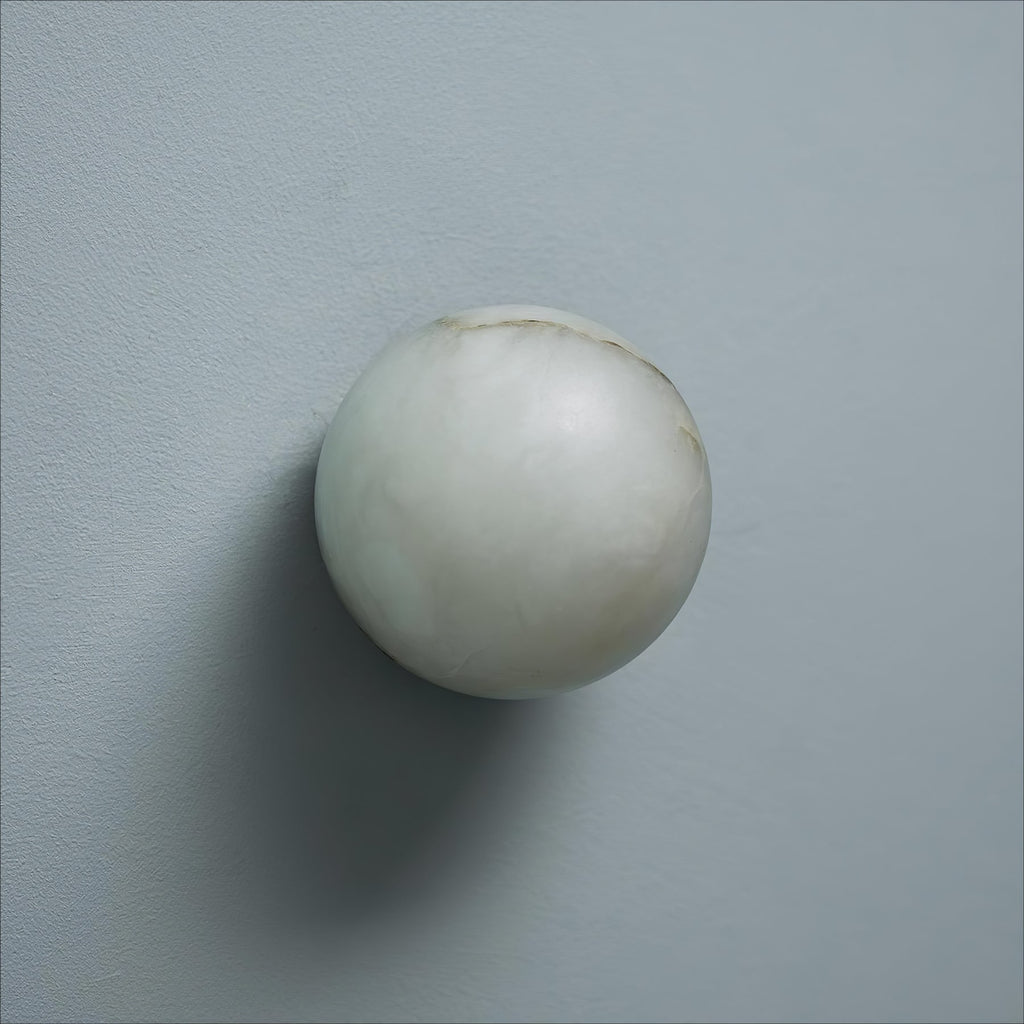 Marble Modern Wall Light With Warm LED Glow — Halden Lighting