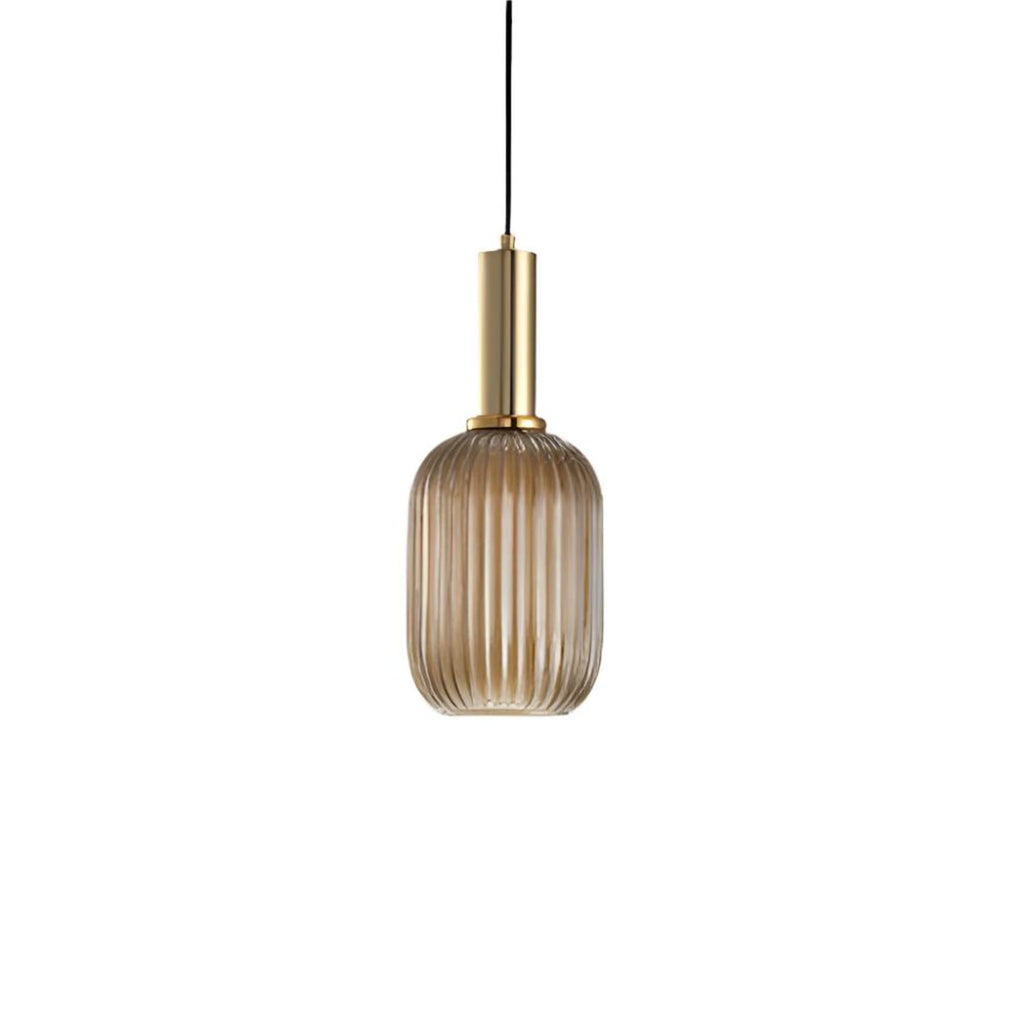 Modern Glass Pendant Light With Warm LED Glow — Halden Lighting
