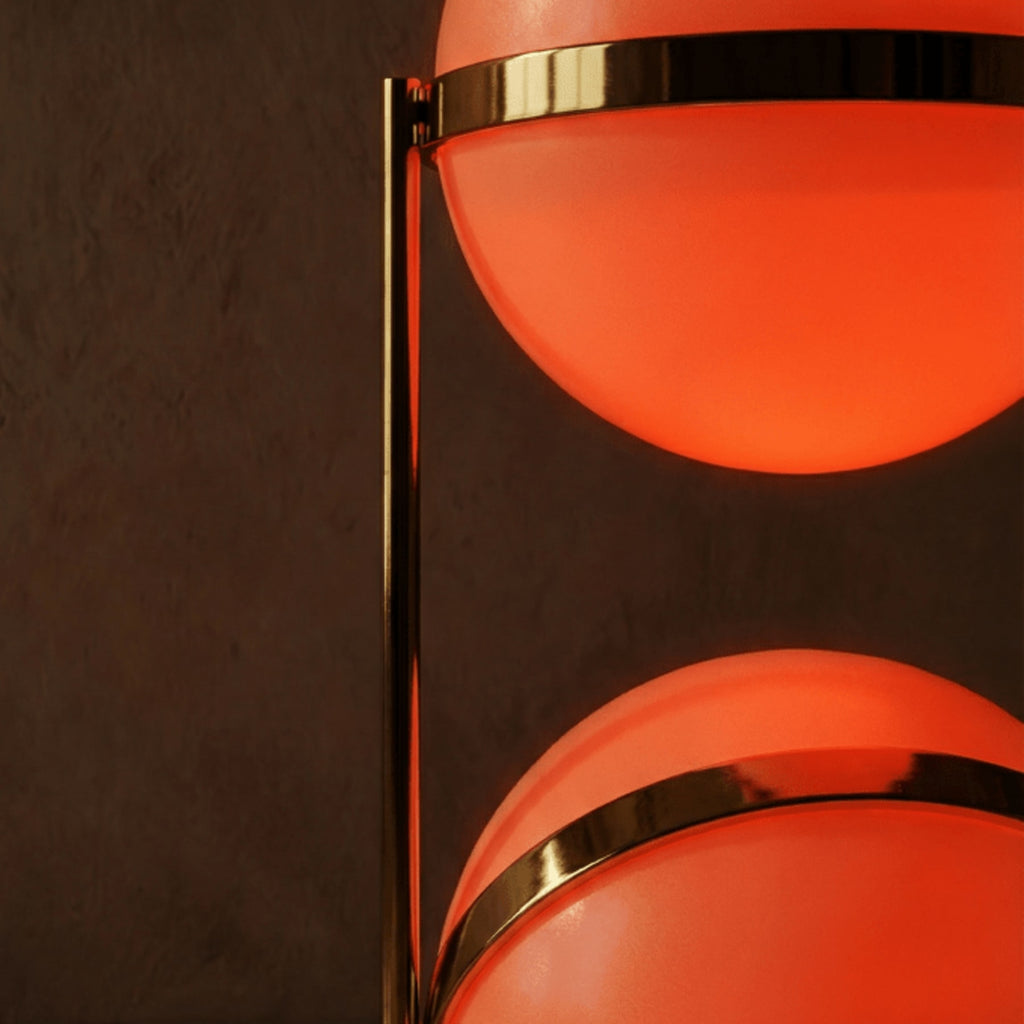 Modern Chrome Floor Lamp With Warm LED Glow for Living Room — Halden Lighting