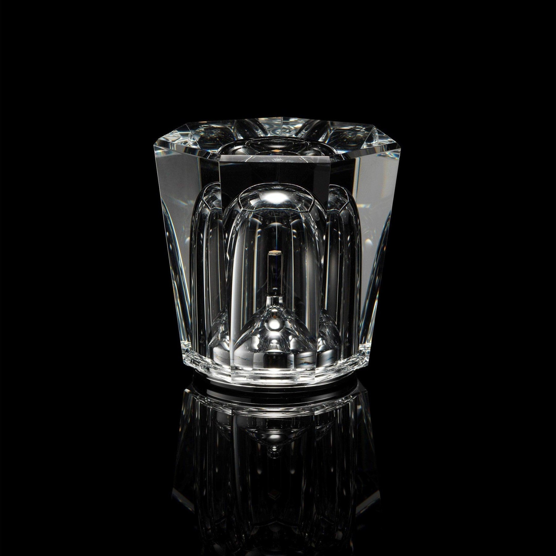 Modern Crystal Table Lamp With Warm LED Glow for Living Room — Halden Lighting