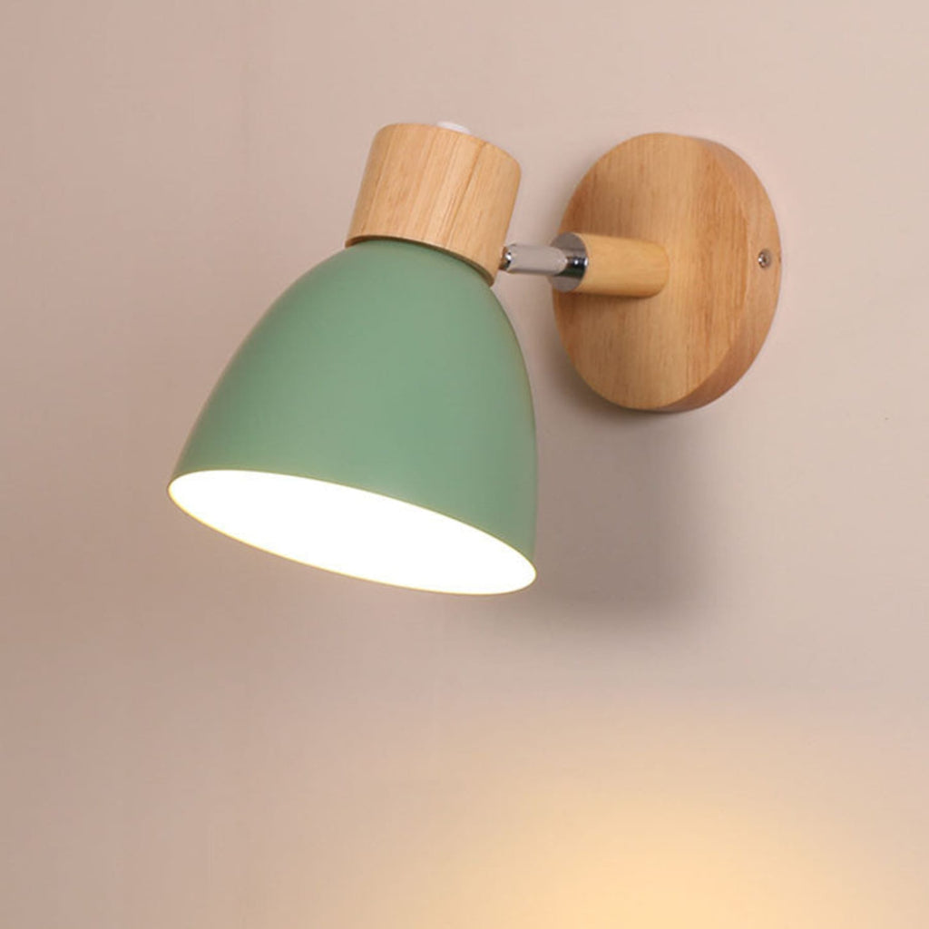 Modern Wood Wall Light With Matte Finish — Halden Lighting
