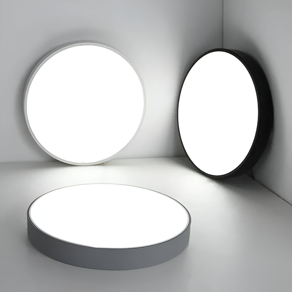 Modern Metal Flush Mount Ceiling Light With Stepless Dimming — Halden Lighting