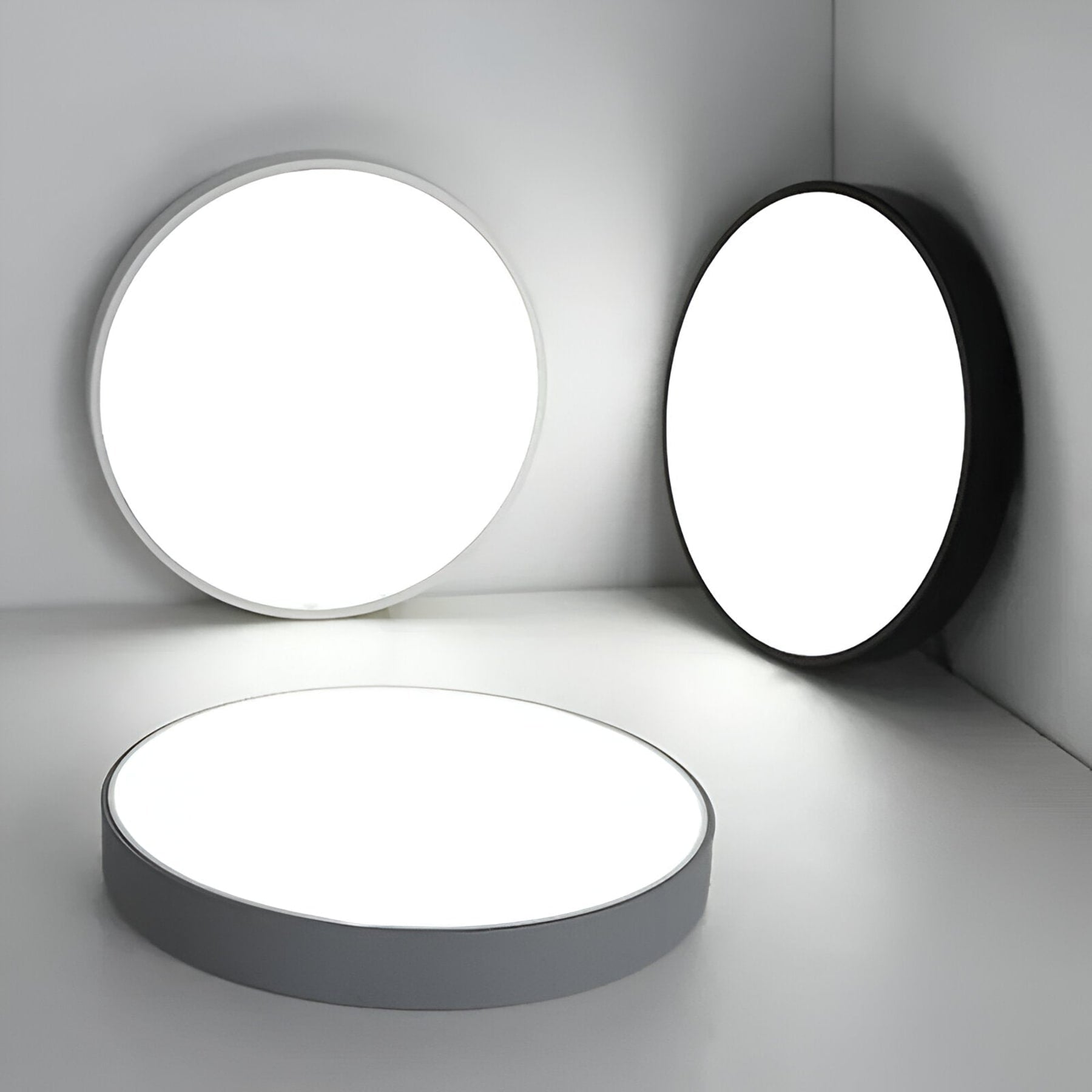 Modern Metal Flush Mount Ceiling Light With Stepless Dimming — Halden Lighting