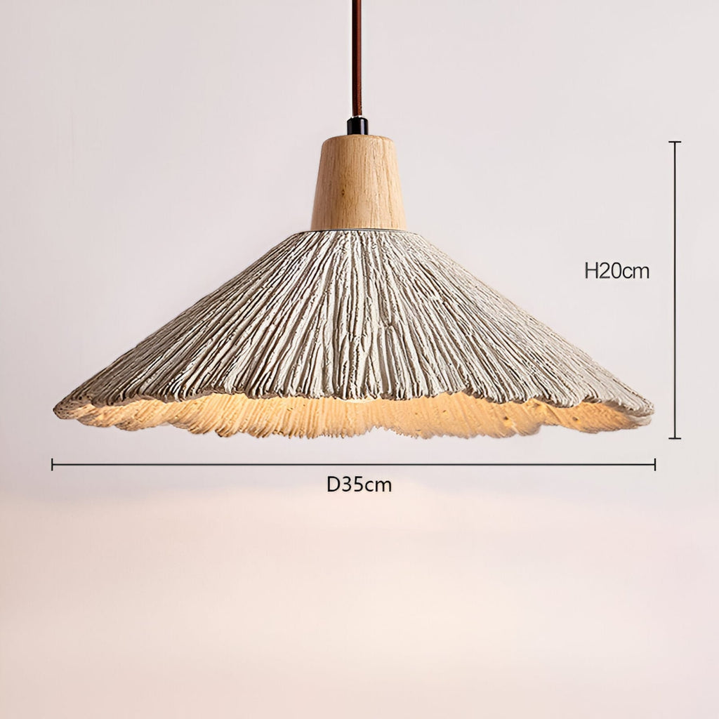Modern Concrete Pendant Light With Warm LED Glow — Halden Lighting