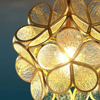 Modern Glass Pendant Light With Warm LED Glow — Halden Lighting