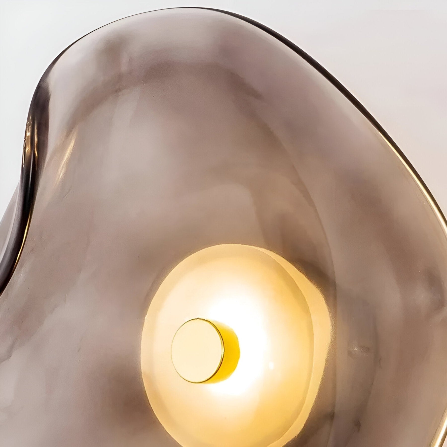 Modern Glass Wall Light With Warm LED Glow — Halden Lighting