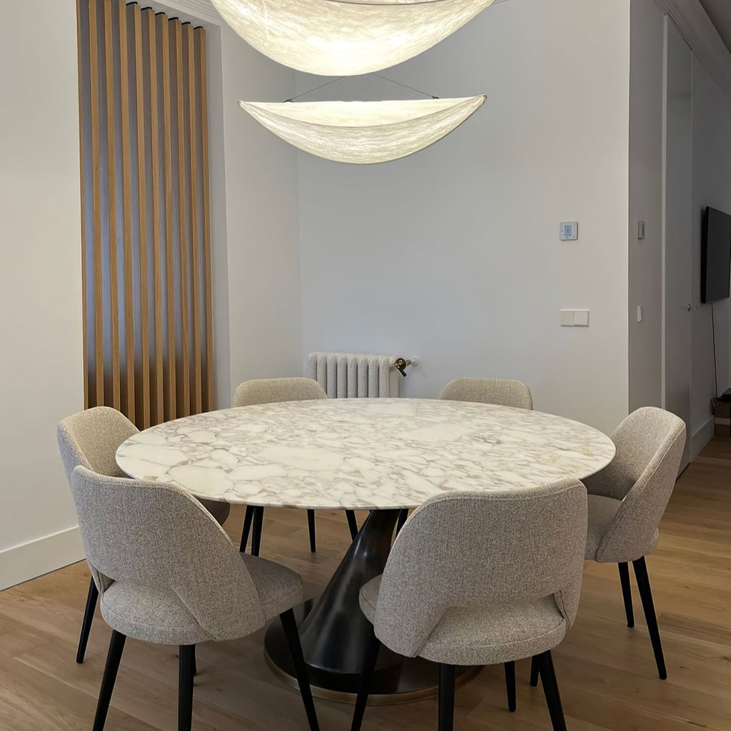 Modern Round Pendant Light With Stepless Dimming — Halden Lighting