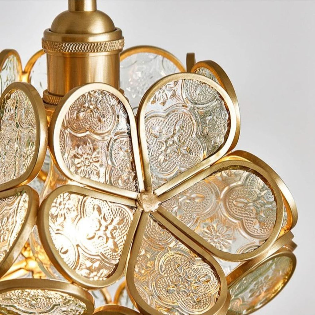 Modern Glass Pendant Light With Warm LED Glow — Halden Lighting