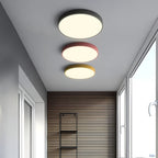 Modern Metal Flush Mount Ceiling Light With Stepless Dimming — Halden Lighting