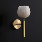 Modern Metal Wall Light With Integrated LED for Living Room — Halden Lighting