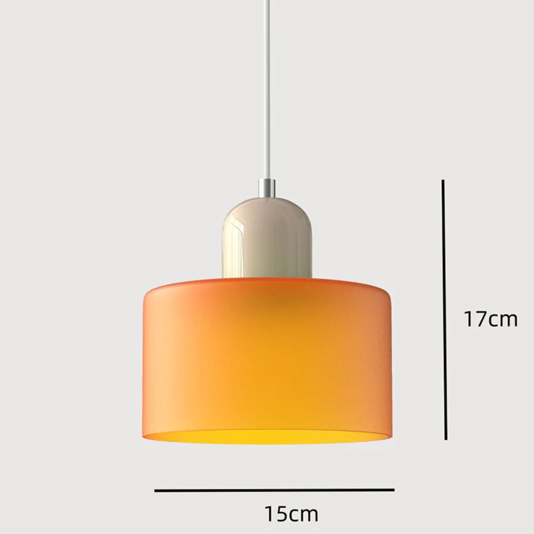 Modern Glass Pendant Light for Kitchen and Dining Room — Halden Lighting