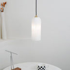 Modern Marble Pendant Light With Warm LED Glow — Halden Lighting