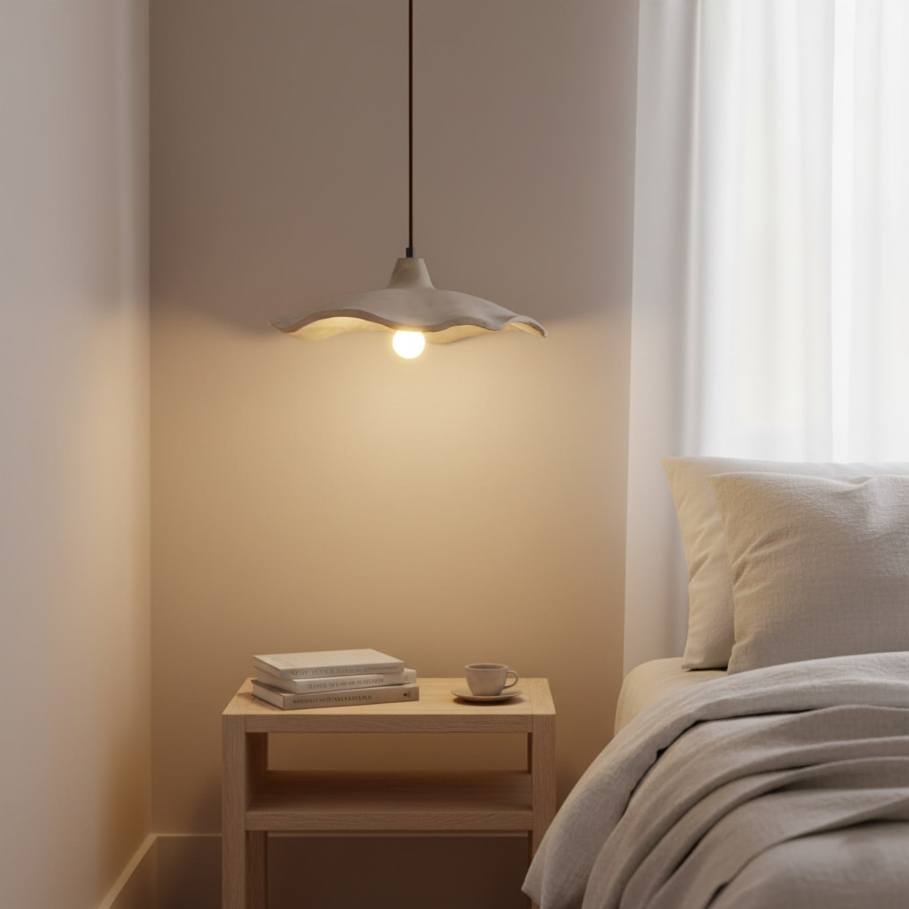 Modern Concrete Pendant Light for Dining and Kitchen — Halden Lighting