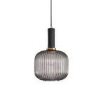 Modern Glass Pendant Light With Warm LED Glow — Halden Lighting