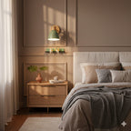 Modern Wood Wall Light With Matte Finish — Halden Lighting
