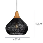 Bohemian Woven Rattan Pendant Light With Warm Neutral Glow — Halden Lighting