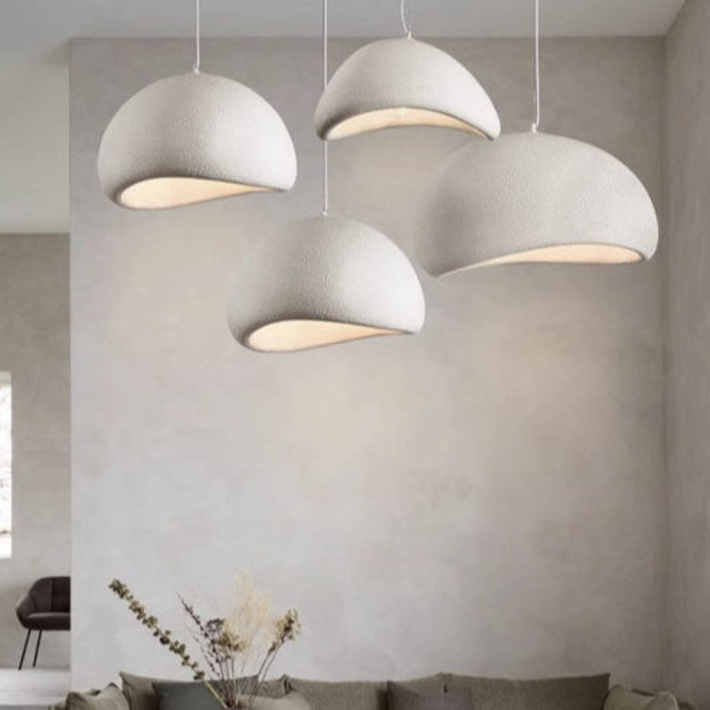 Modern Resin Pendant Light for Living Room and Dining Room — Halden Lighting