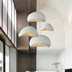Modern Stone Pendant Light With Matte Finish for Living Room — Halden Lighting