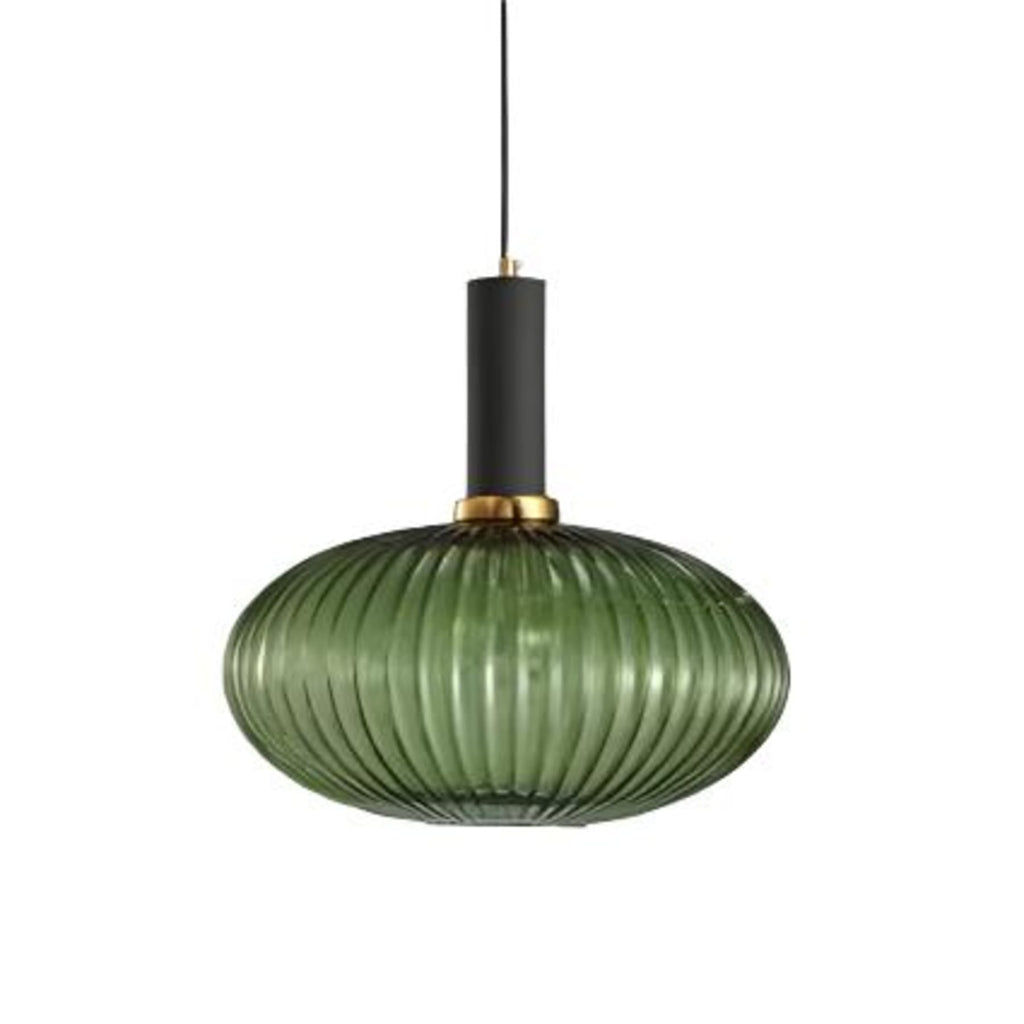 Modern Glass Pendant Light With Warm LED Glow — Halden Lighting