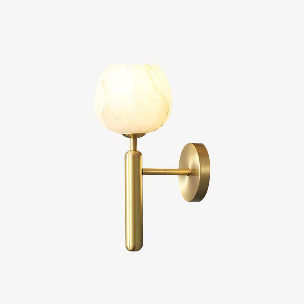 Modern Metal Wall Light With Integrated LED for Living Room — Halden Lighting