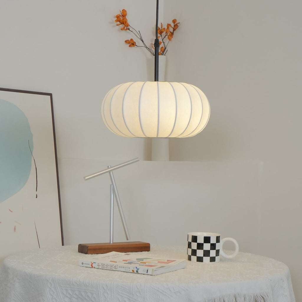 Modern Fabric Pendant Light for Living and Dining Rooms — Halden Lighting