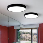 Modern Metal Flush Mount Ceiling Light With Stepless Dimming — Halden Lighting