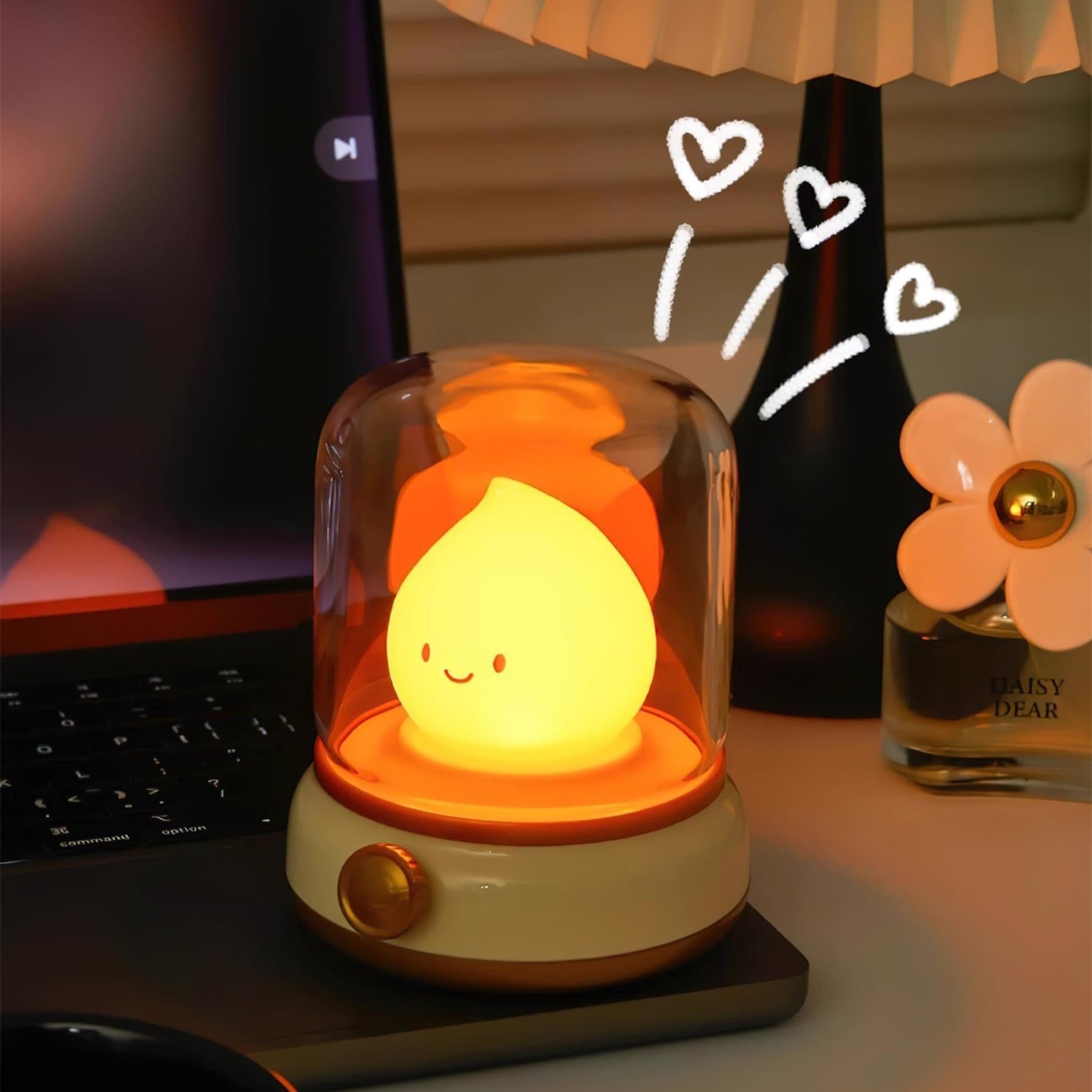 Modern Cordless Table Lamp With Warm LED Glow — Halden Lighting