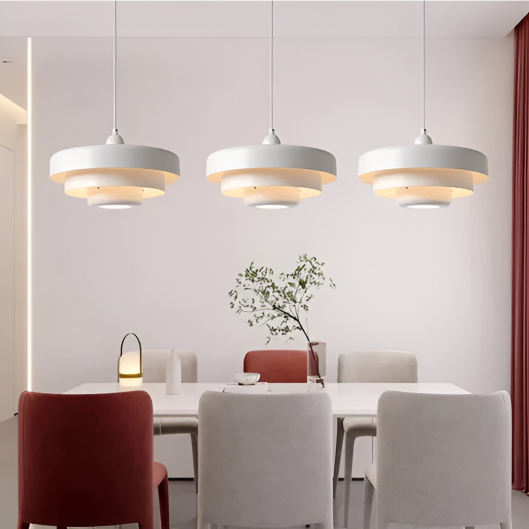 Retro Glass Pendant Light With Warm LED Glow — Halden Lighting