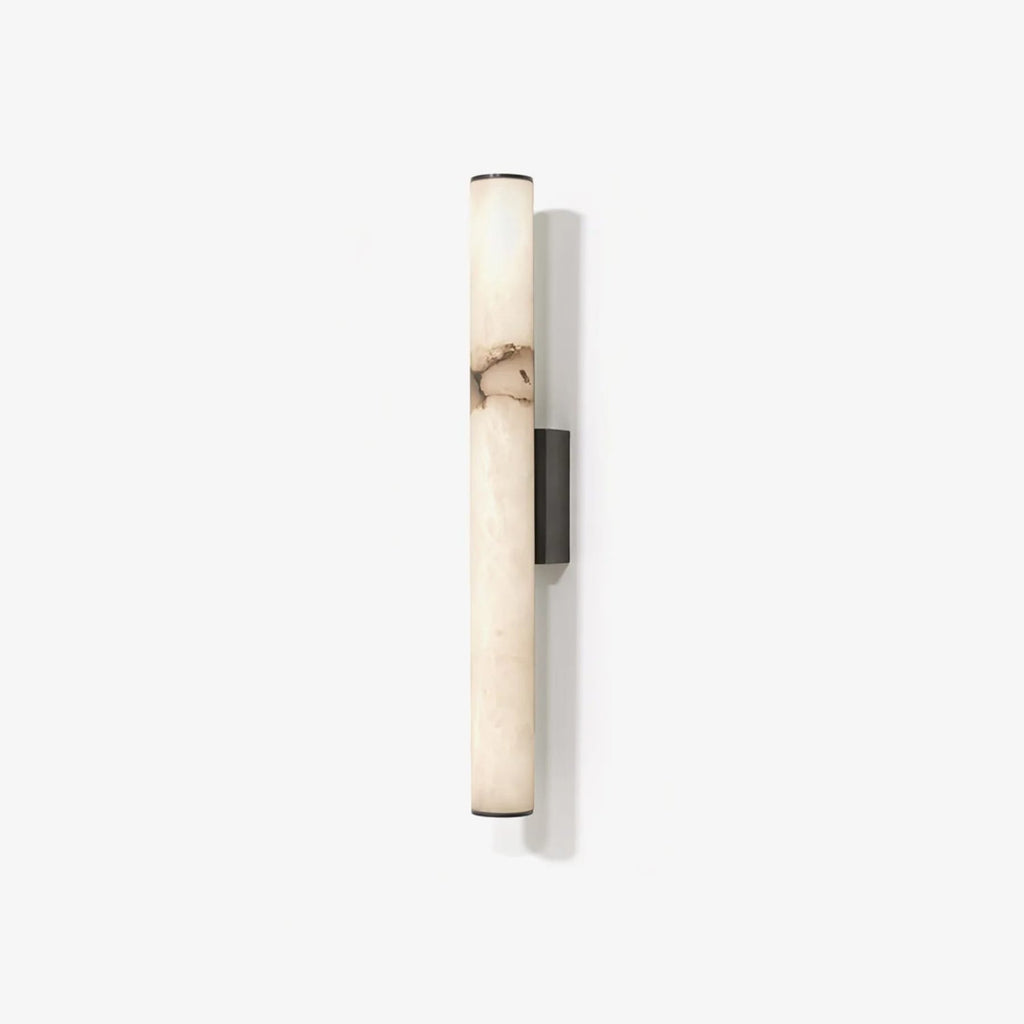 Modern Marble and Copper Wall Light With Warm LED Glow — Halden Lighting