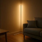 Minimalist Aluminium Floor Lamp for Living Room — Halden Lighting