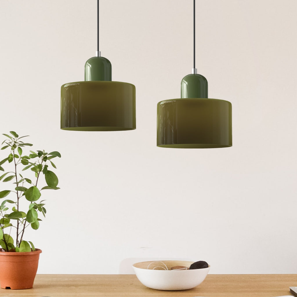 Modern Glass Pendant Light for Kitchen and Dining Room — Halden Lighting