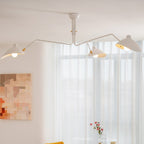 Modern Linear Metal Ceiling Light for Living Room — Halden Lighting