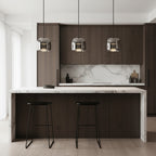 Modern Glass Pendant Light With USB Rechargeable Battery — Halden Lighting