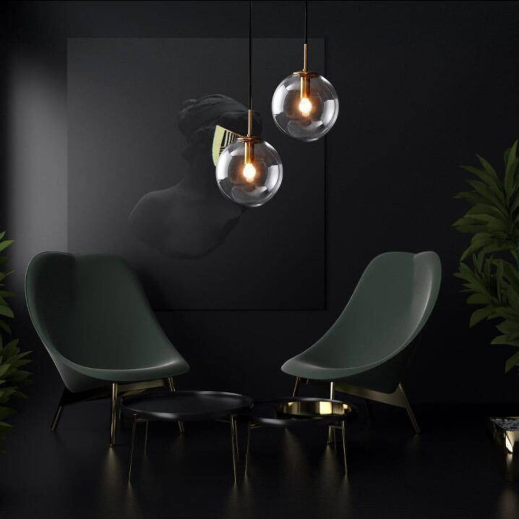 Modern Wrought Iron Wall Light With Included Bulb — Halden Lighting
