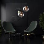 Modern Wrought Iron Wall Light With Included Bulb — Halden Lighting
