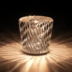 Modern Crystal Table Lamp With Warm LED Glow for Living Room — Halden Lighting