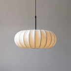 Modern Fabric Pendant Light for Living and Dining Rooms in Ø50 x 19 cm (Ø19.6" x 7.4") — Halden Lighting