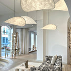 Modern Round Pendant Light With Stepless Dimming — Halden Lighting