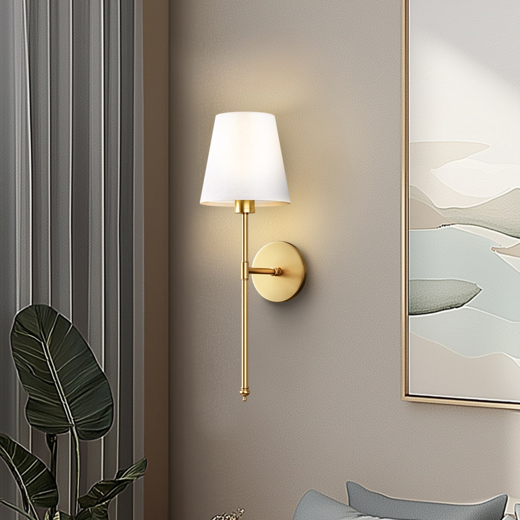 Modern Metal Wall Light With Rechargeable Cordless Design — Halden Lighting