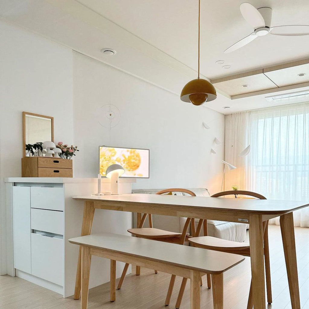 Modern Metal Dome Pendant Light With Integrated LED for Kitchen and Dining — Halden Lighting