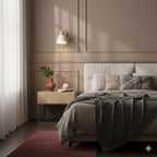 Modern Wood Wall Light With Matte Finish — Halden Lighting