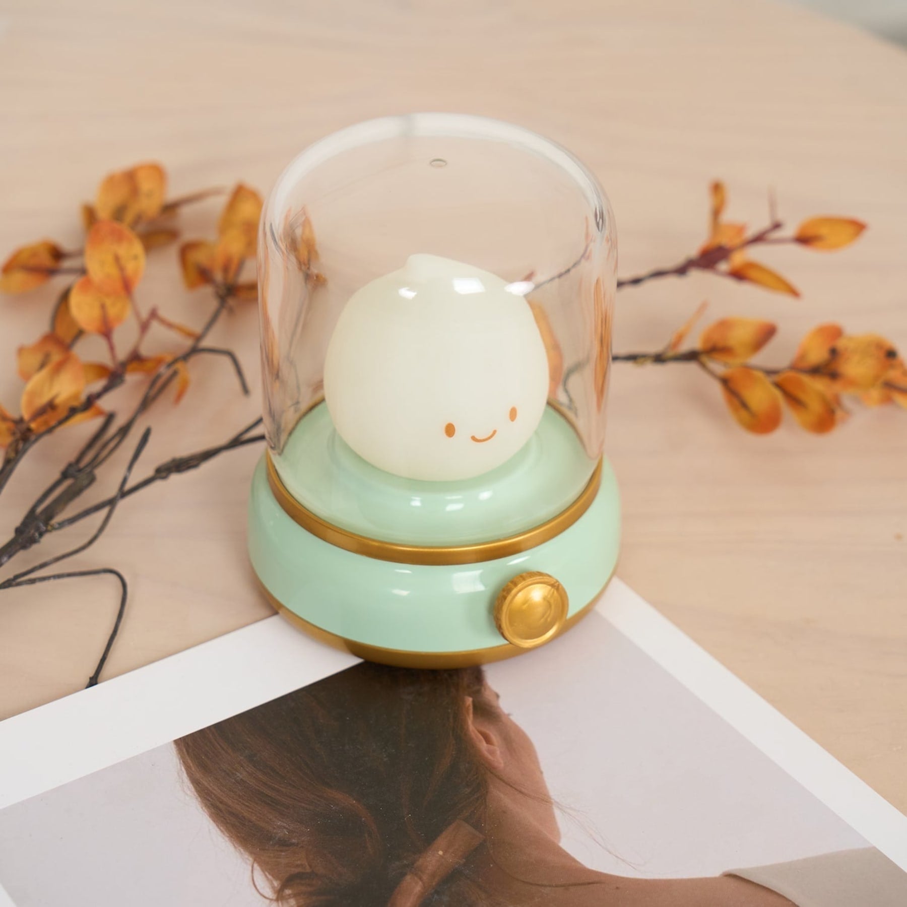 Modern Cordless Table Lamp With Warm LED Glow — Halden Lighting