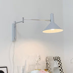 Retro Metal Wall Light With Tri-Colour LED Glow — Halden Lighting