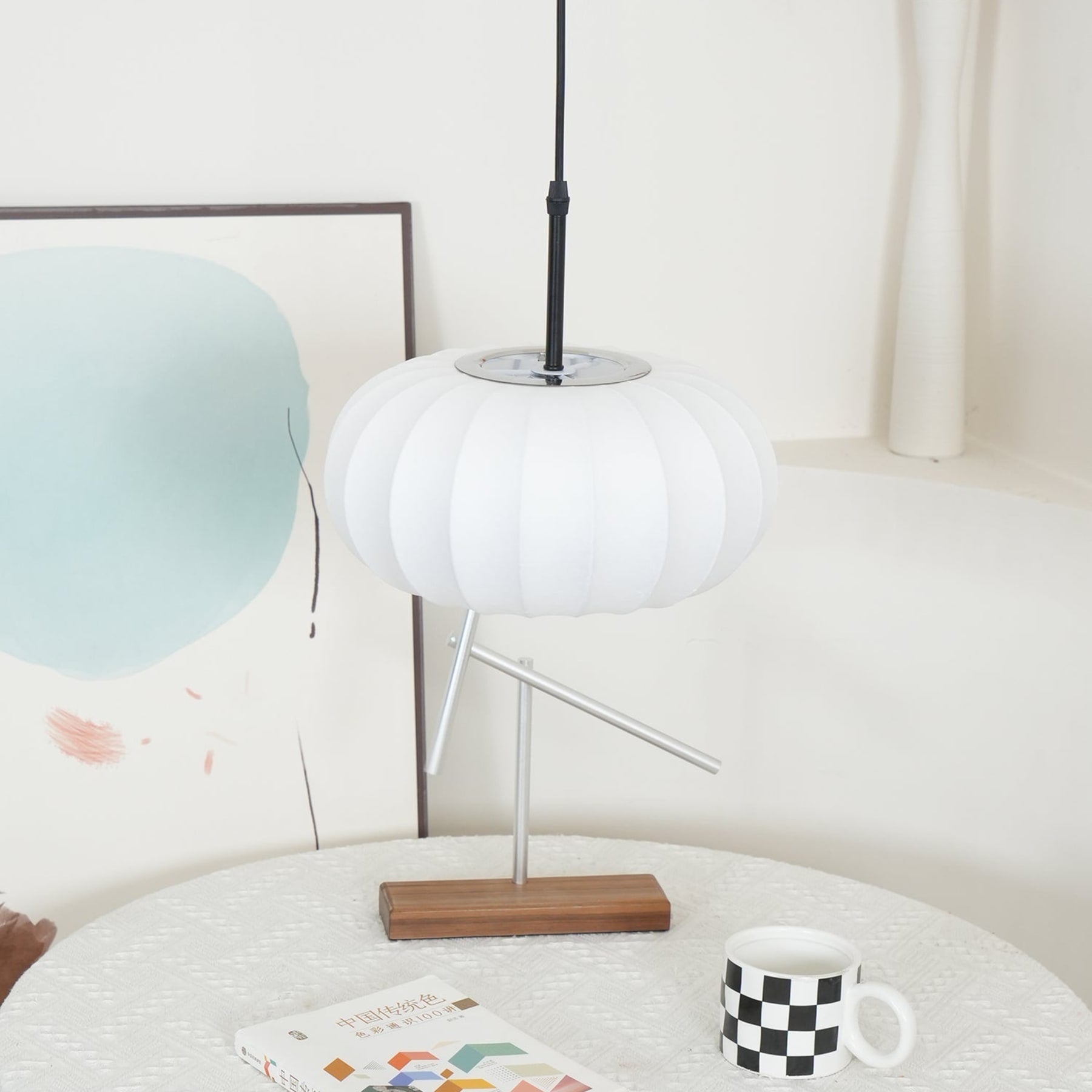 Modern Fabric Pendant Light for Living and Dining Rooms — Halden Lighting